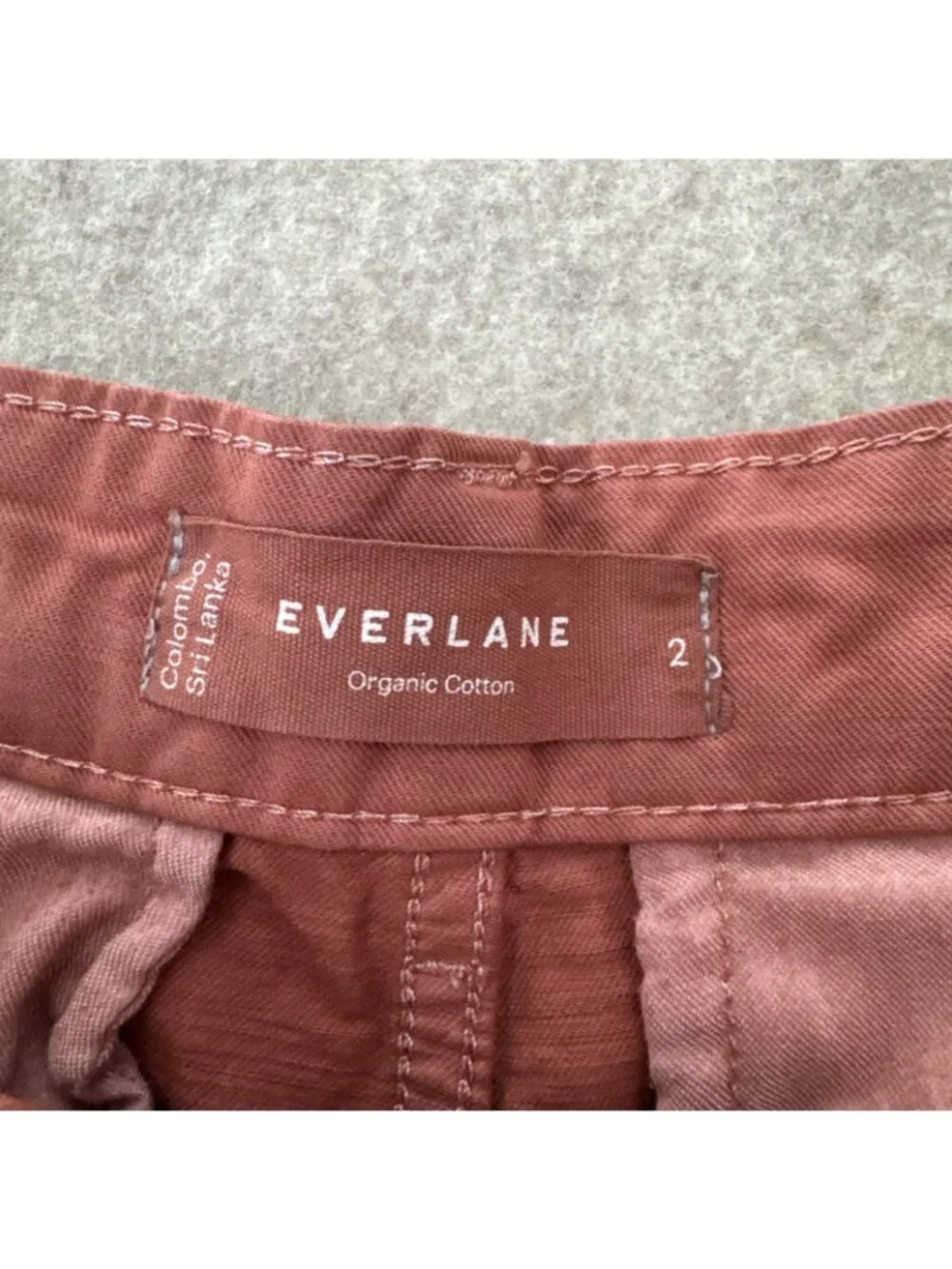 Everlane Linen Blend Pants Womens 2 Garment Dyed Pleated Wide Leg Ankle Length